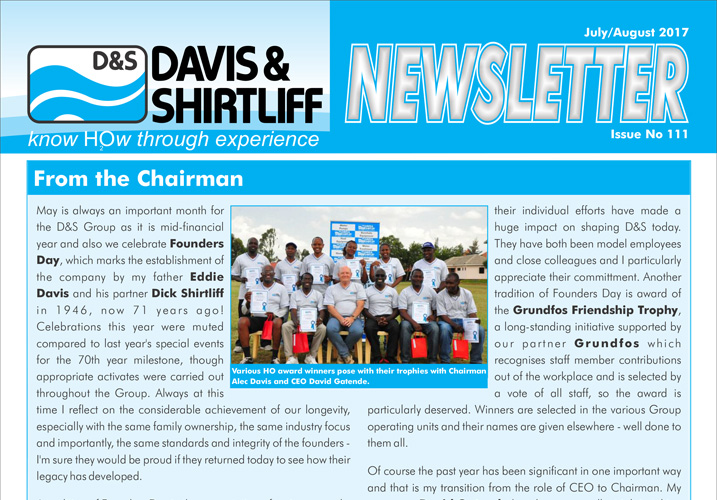 Davis and Shirtliff Corporate Newsletter Issue 111