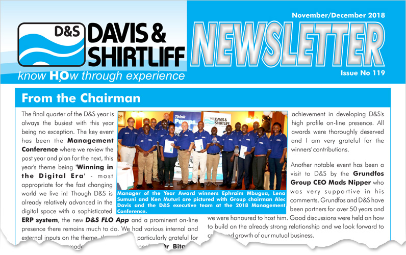 Davis and Shirtliff Newsletter 119