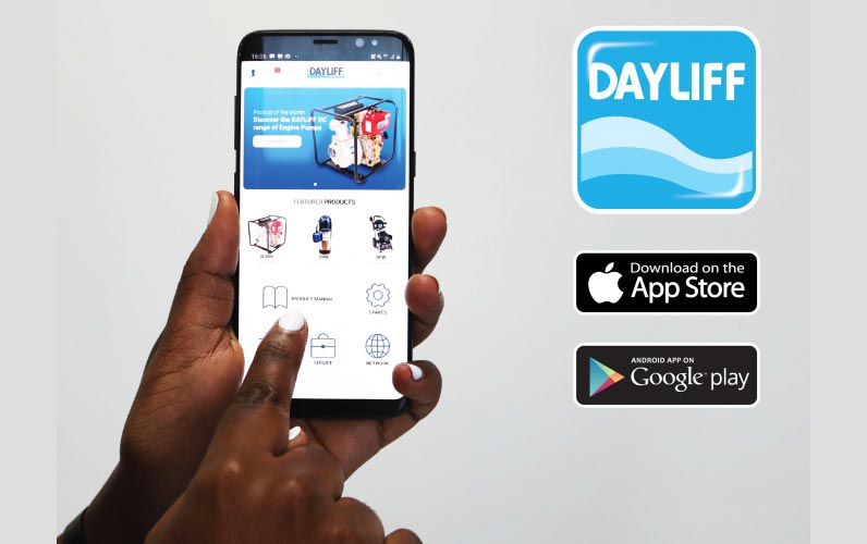 A view of the recently launched Dayliff App which is universally available on Android’s Google Play Store and the iOS Store App Store.