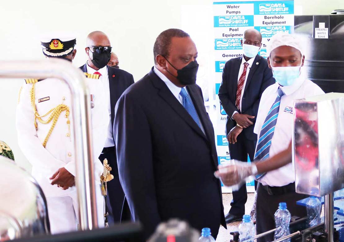 President Uhuru Kenyatta opens GK prisons college bottling plant